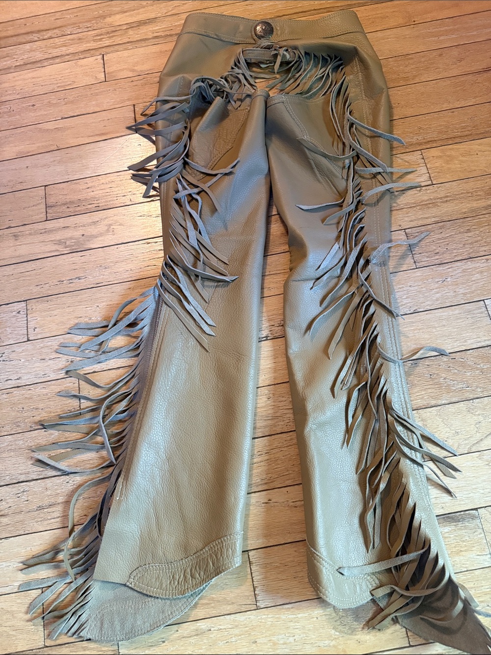 Tan Leather show Chaps - Picture 7 of 13